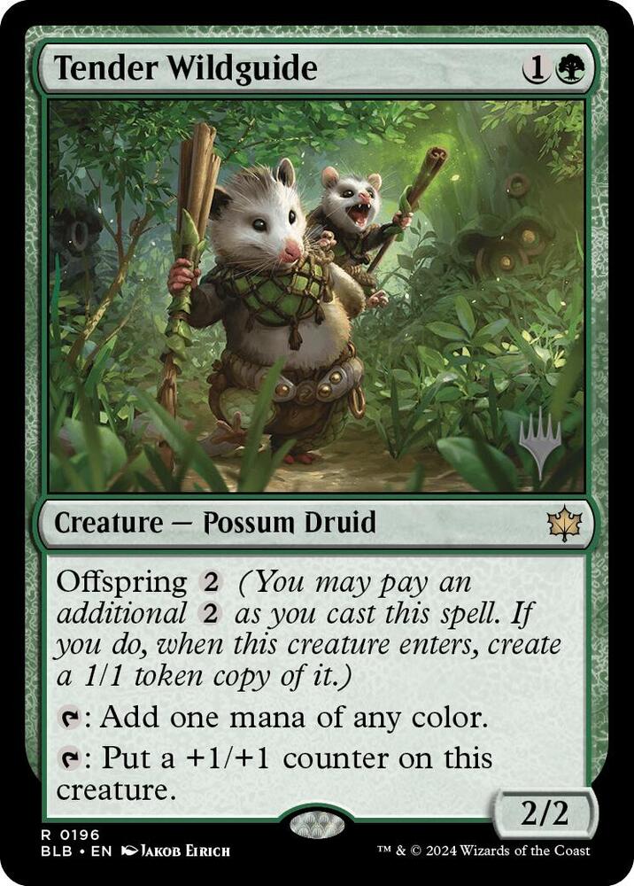 Tender Wildguide [Promo Pack: Bloomburrow] 196