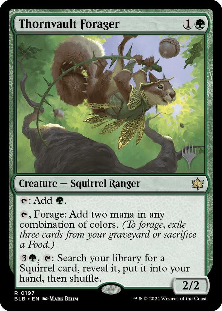 Thornvault Forager [Promo Pack: Bloomburrow] 197