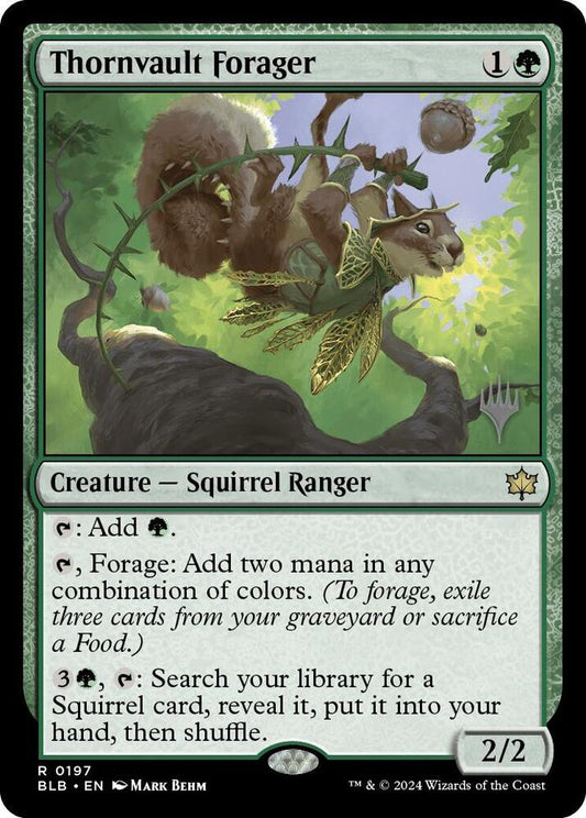 Thornvault Forager [Promo Pack: Bloomburrow] 197