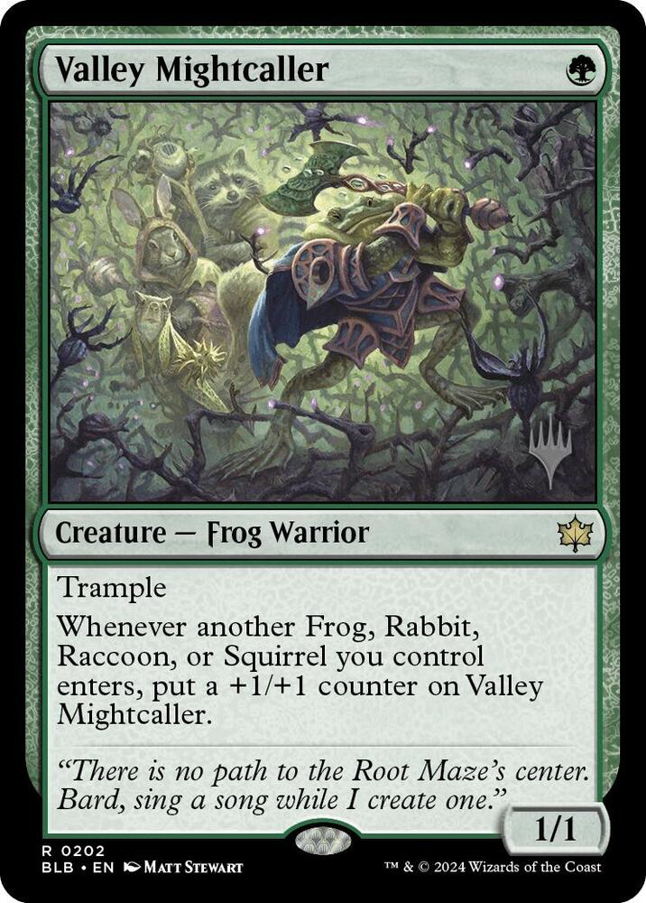 Valley Mightcaller [Promo Pack: Bloomburrow] 202