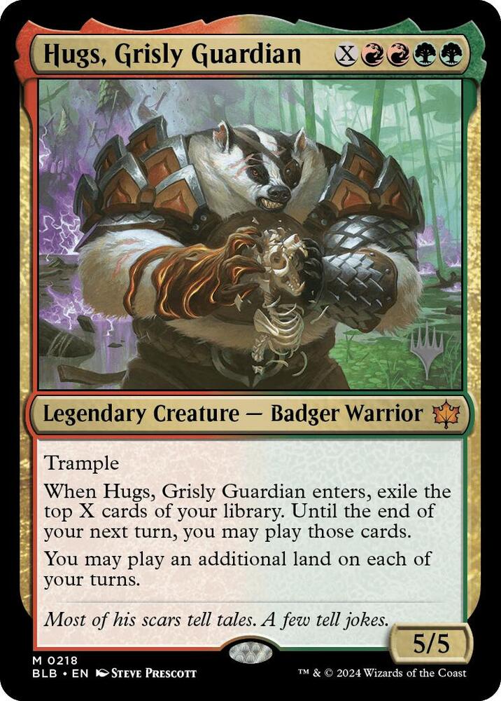 Hugs, Grisly Guardian [Promo Pack: Bloomburrow] 218