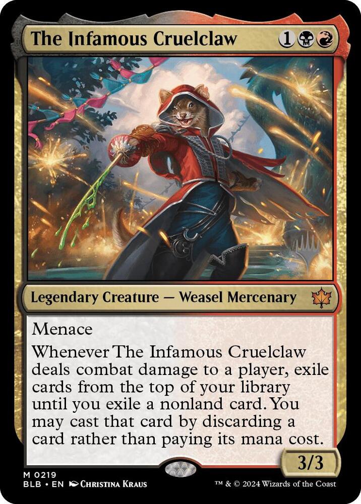 The Infamous Cruelclaw [Promo Pack: Bloomburrow] 219