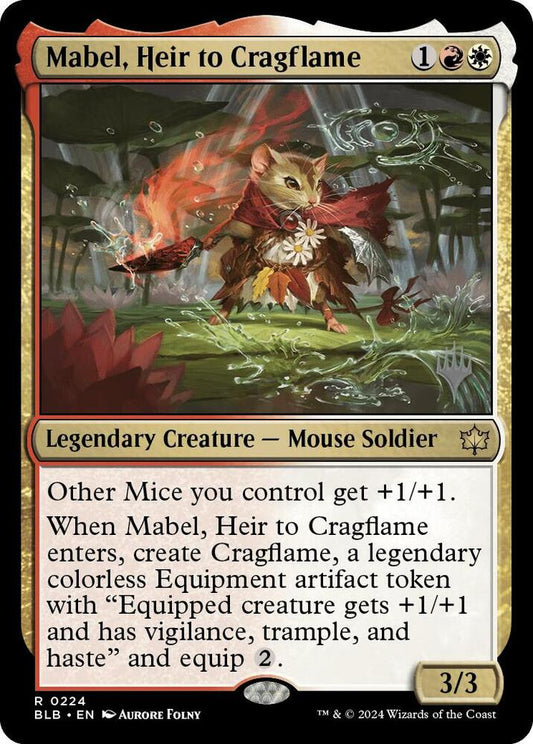 Mabel, Heir to Cragflame [Promo Pack: Bloomburrow] 224