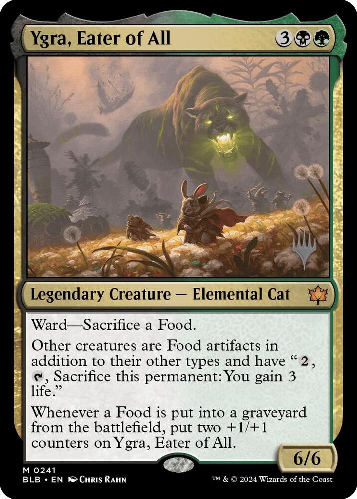 Ygra, Eater of All [Promo Pack: Bloomburrow] 241