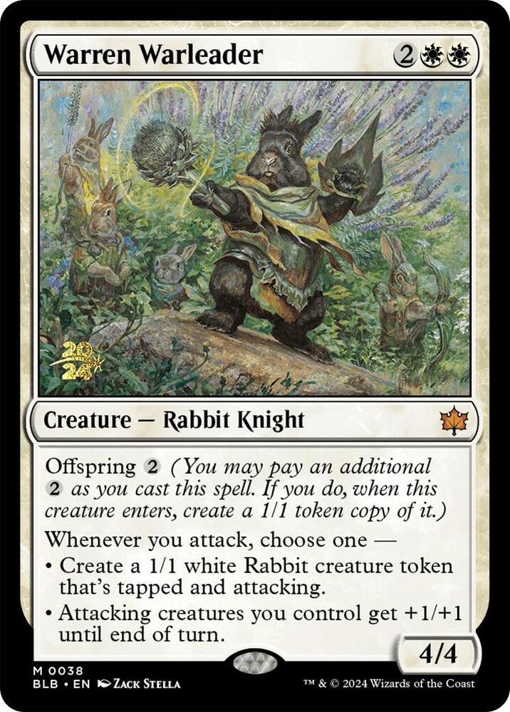 Warren Warleader [Prerelease Cards] 38