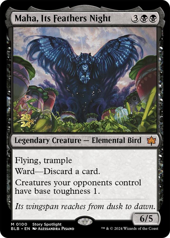 Maha, Its Feathers Night [Prerelease Cards] 100