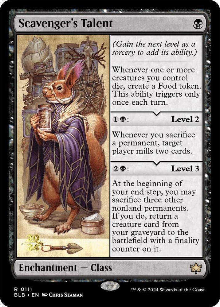 Scavenger's Talent [Prerelease Cards] 111