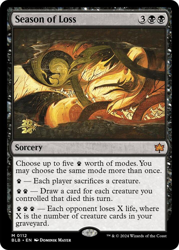 Season of Loss [Prerelease Cards] 112