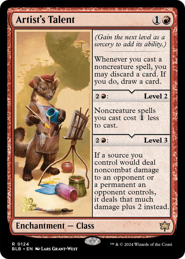 Artist's Talent [Prerelease Cards] 124