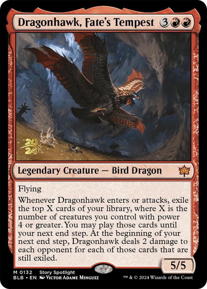 Dragonhawk, Fate's Tempest [Prerelease Cards] 132