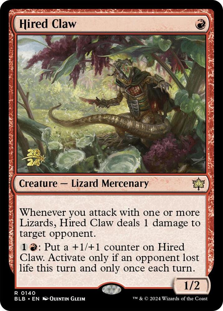 Hired Claw [Prerelease Cards] 140