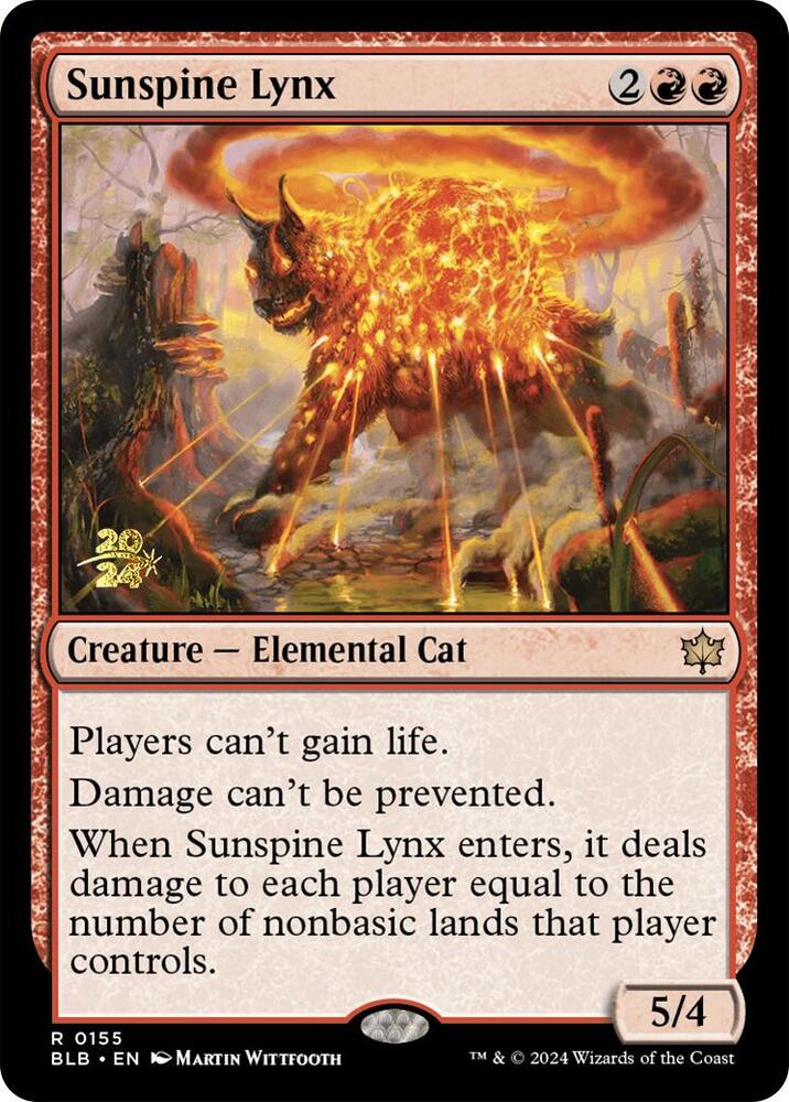 Sunspine Lynx [Prerelease Cards] 155