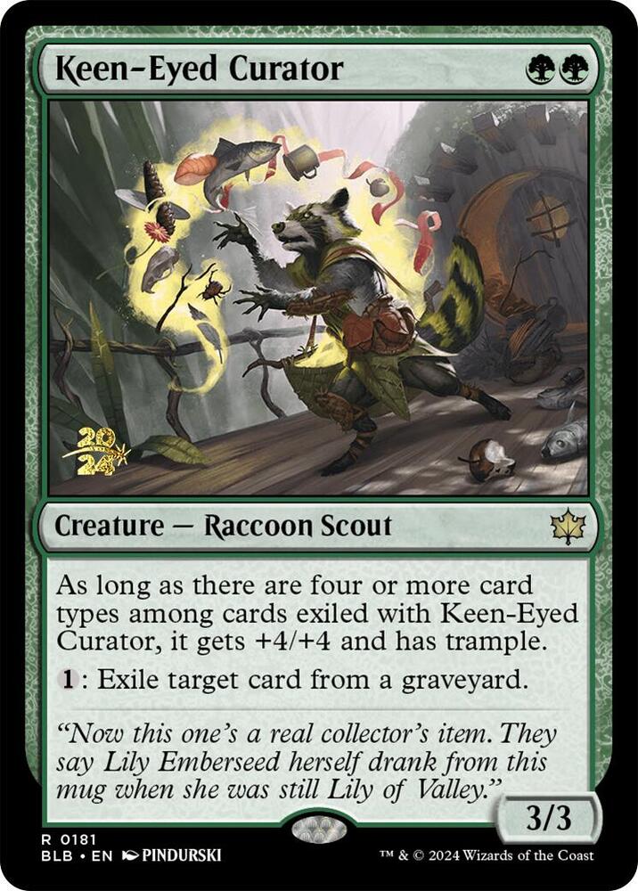 Keen-Eyed Curator [Prerelease Cards] 181