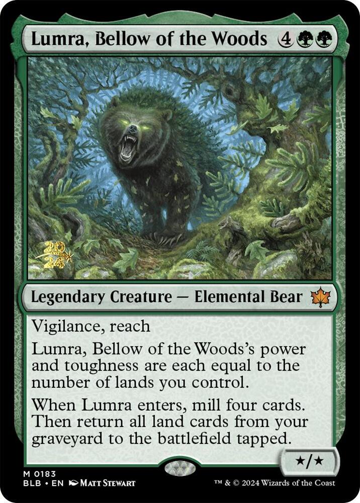 Lumra, Bellow of the Woods [Prerelease Cards] 183