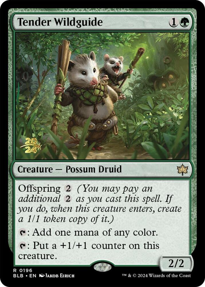 Tender Wildguide [Prerelease Cards] 196