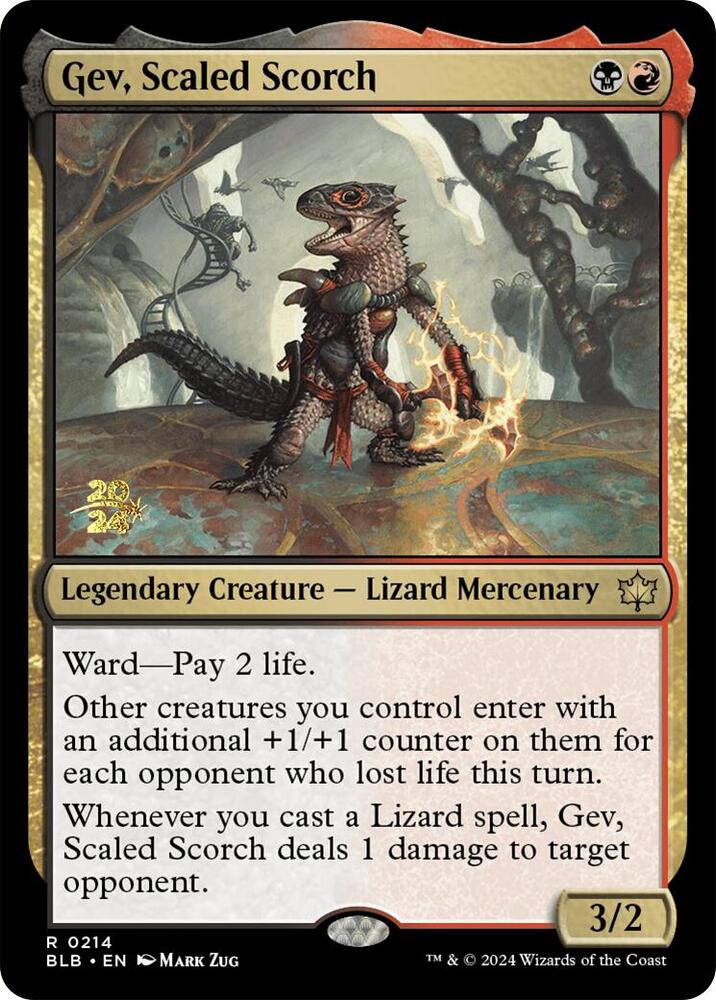 Gev, Scaled Scorch [Prerelease Cards] 214