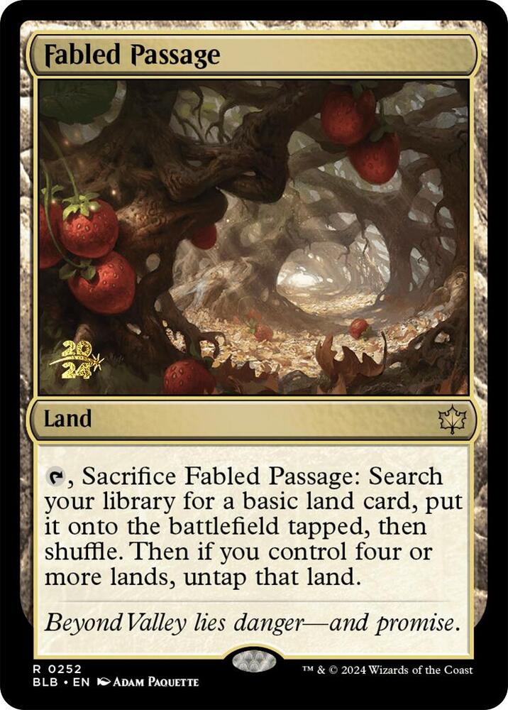 Fabled Passage [Prerelease Cards] 252