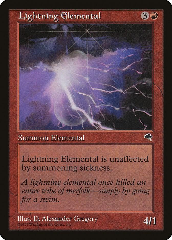 Lightning Elemental [Tempest] 186