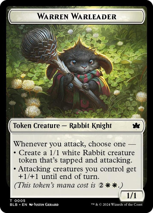 Warren Warleader Token [Bloomburrow] 5