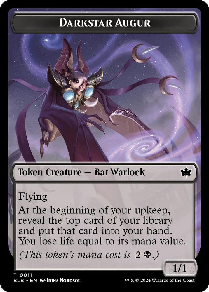 Darkstar Augur Token [Bloomburrow] 11
