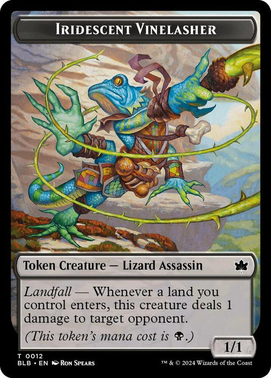 Iridescent Vinelasher Token [Bloomburrow] 12