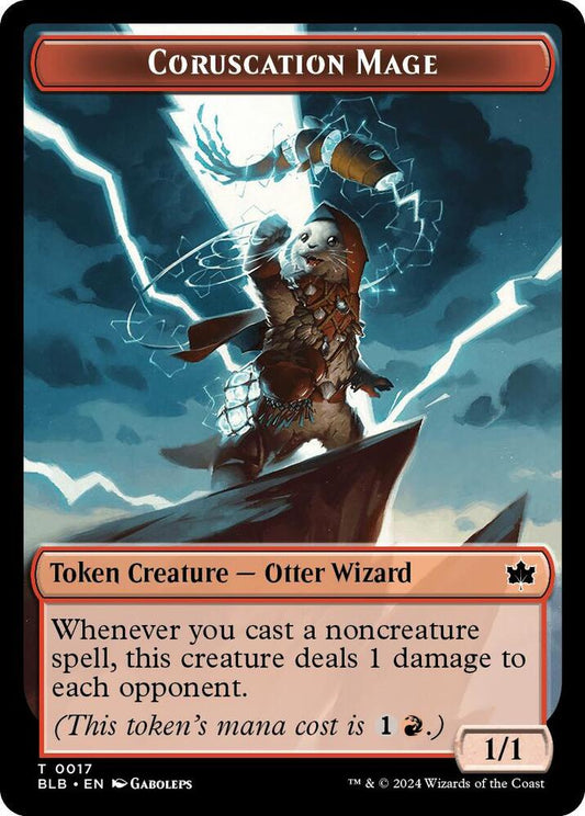 Coruscation Mage Token [Bloomburrow] 17
