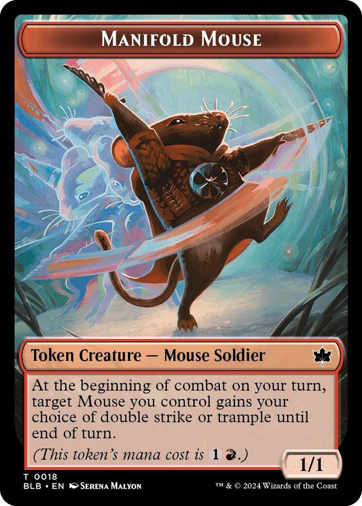 Manifold Mouse Token [Bloomburrow] 18