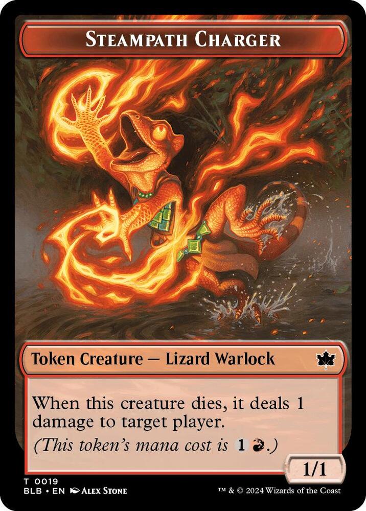 Steampath Charger Token [Bloomburrow] 19