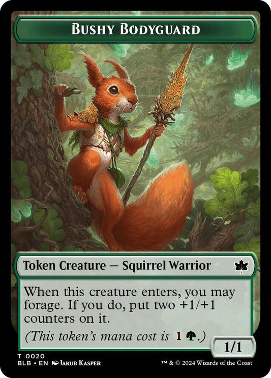 Bushy Bodyguard Token [Bloomburrow] 20