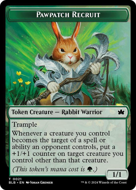 Pawpatch Recruit Token [Bloomburrow] 21