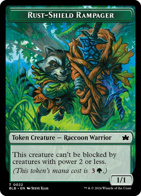Rust-Shield Rampager Token [Bloomburrow] 22