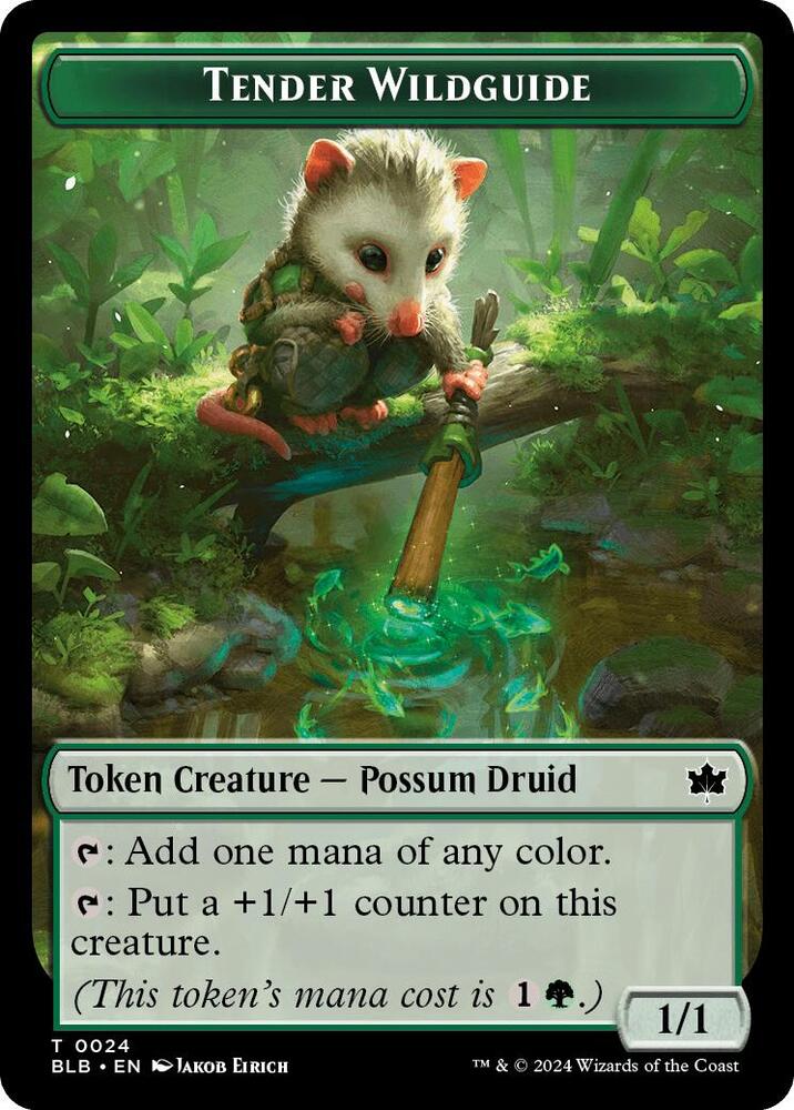 Tender Wildguide Token [Bloomburrow] 24