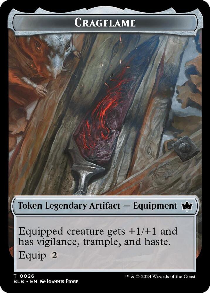 Cragflame Token [Bloomburrow] 26