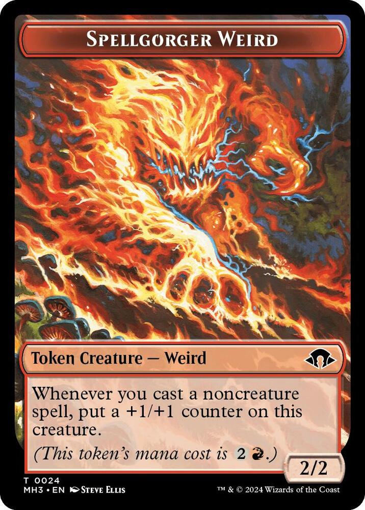 Spellgorger Weird // Energy Reserve Double-Sided Token [Modern Horizons 3] 24 // 36