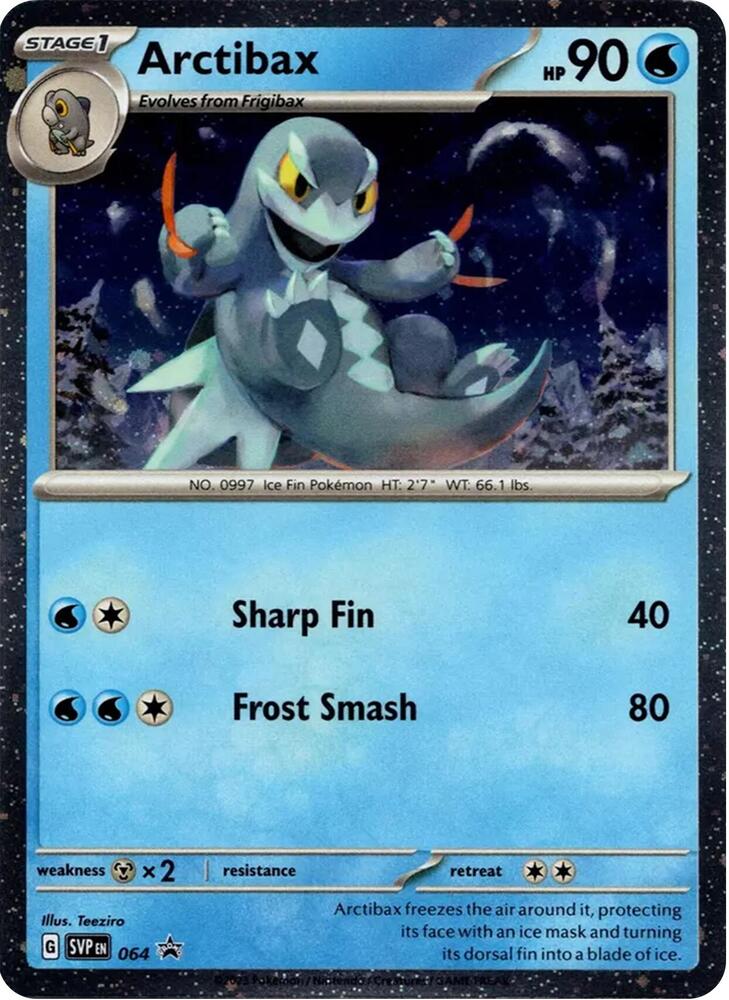 Arctibax - 064 (Cosmos Holo) [SV: Scarlet & Violet Promo Cards] 064