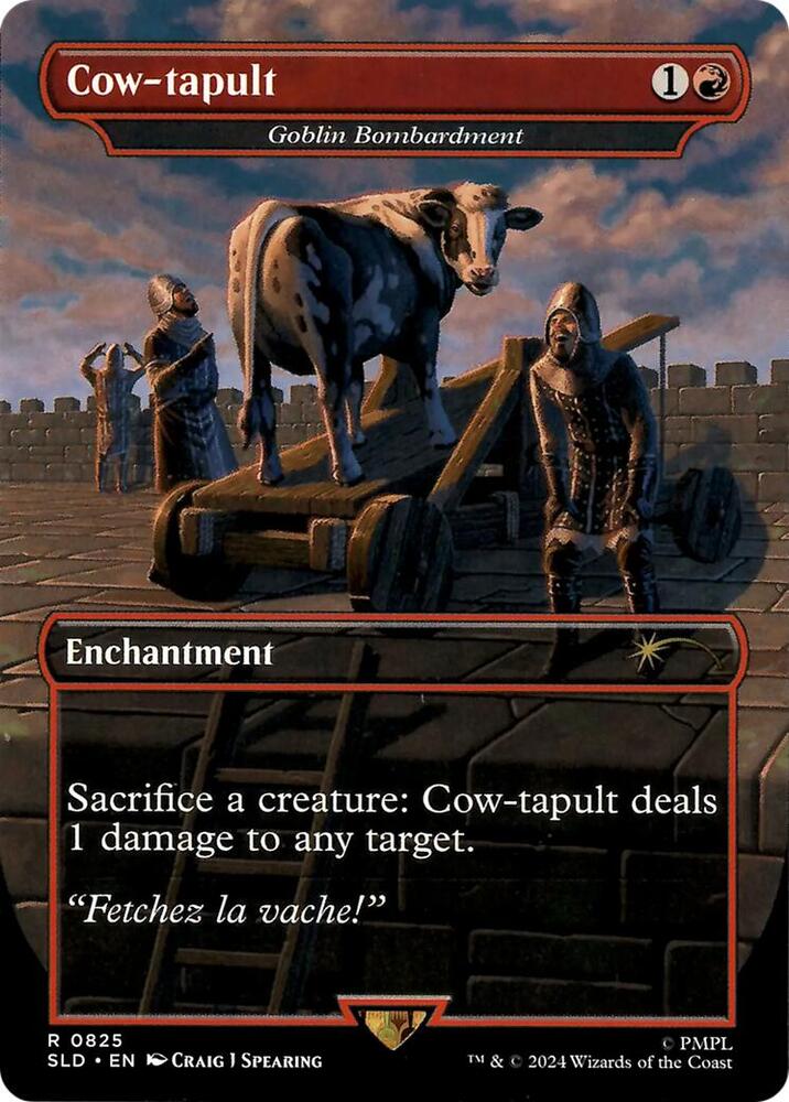Cow-tapult - Goblin Bombardment [Secret Lair Drop Series] 825