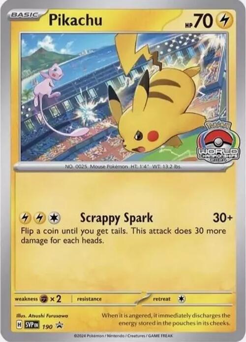 Pikachu - 190 [SV: Scarlet & Violet Promo Cards] 190