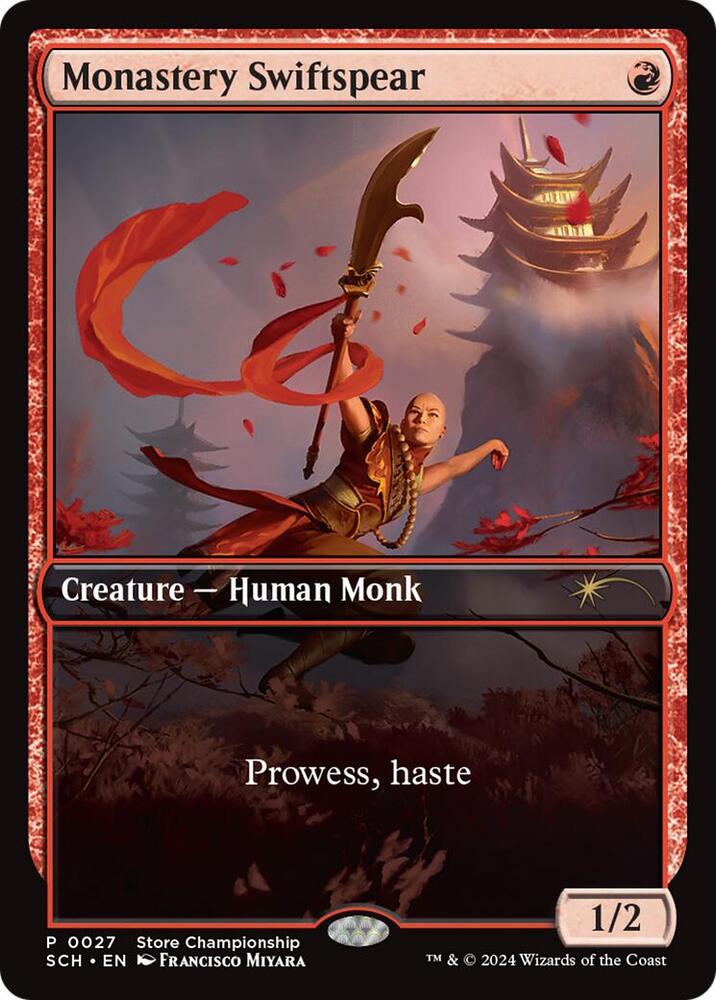 Monastery Swiftspear [Game Day & Store Championship Promos] 27