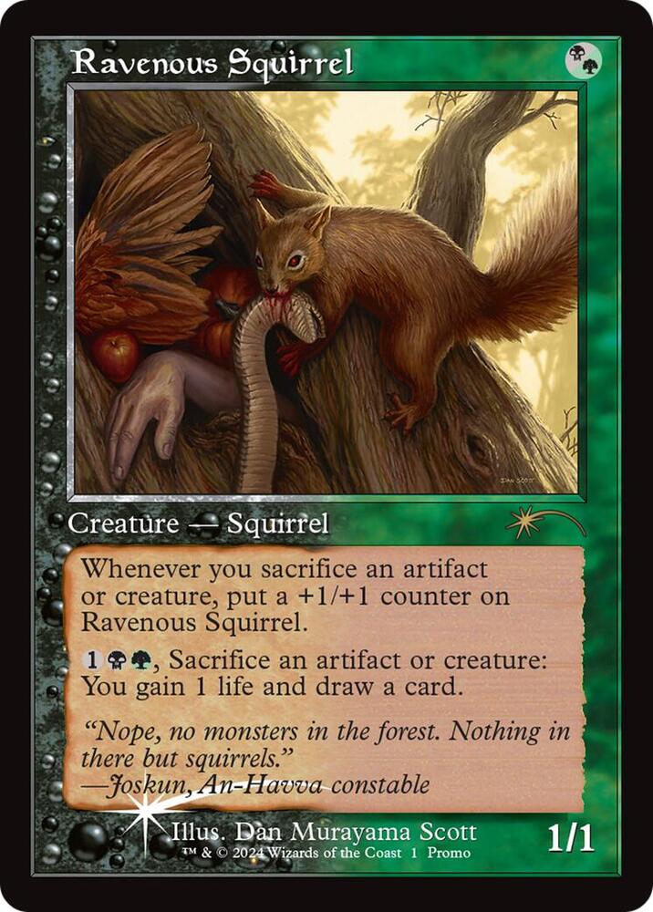 Ravenous Squirrel (Retro Frame) [Open House Promos] 1