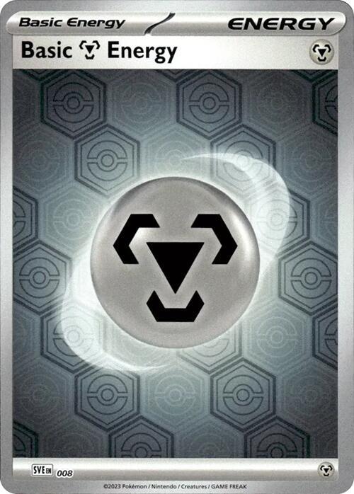 Basic Metal Energy (Reverse Holofoil) [SV: Shrouded Fable] 8