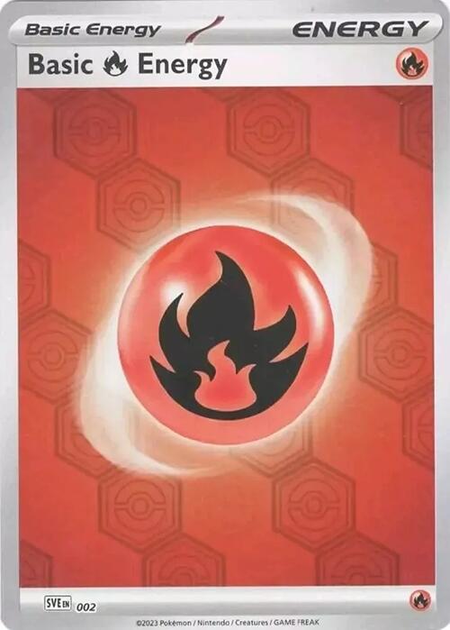 Basic Fire Energy - Shrouded Fable - Reverse Holo