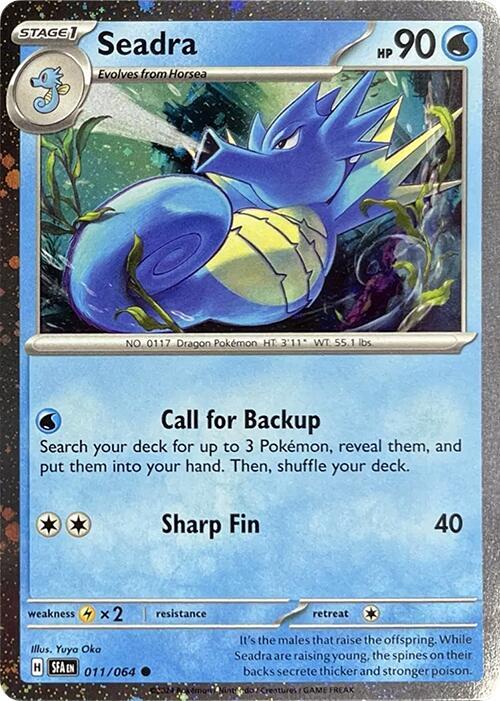 Seadra - 011/064 (Cosmos Holo) [Miscellaneous Cards & Products] 011/064
