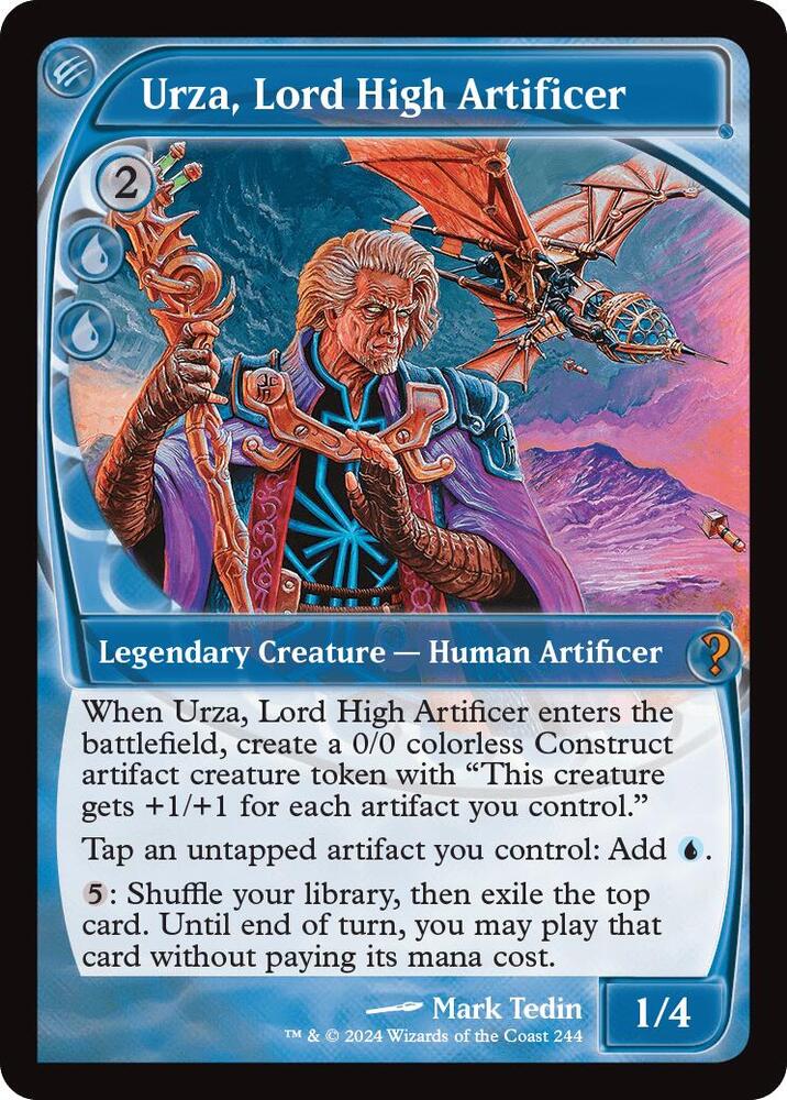Urza, Lord High Artificer (Future Sight) [Mystery Booster 2] 244