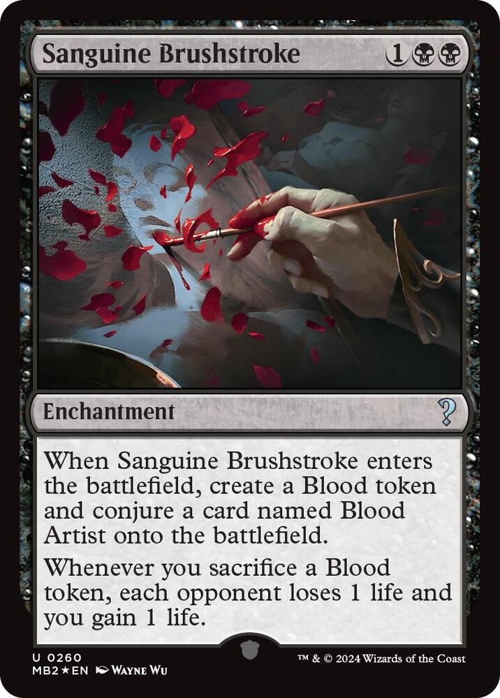 Sanguine Brushstroke [Mystery Booster 2] 260