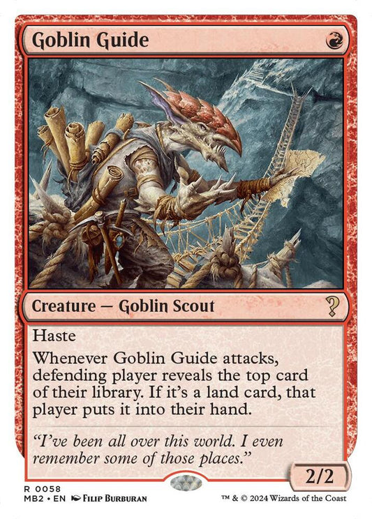 Goblin Guide (White Border) [Mystery Booster 2] 58