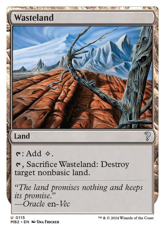 Wasteland (White Border) [Mystery Booster 2] 115