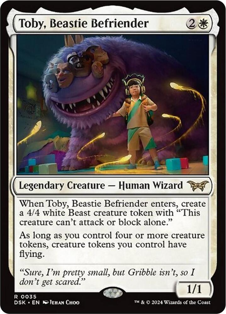 Toby, Beastie Befriender [Duskmourn: House of Horror] 35