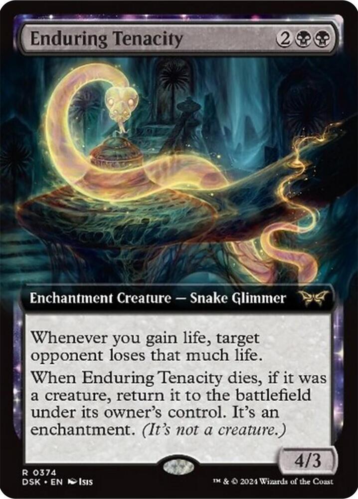 Enduring Tenacity (Extended Art) [Duskmourn: House of Horror] 374