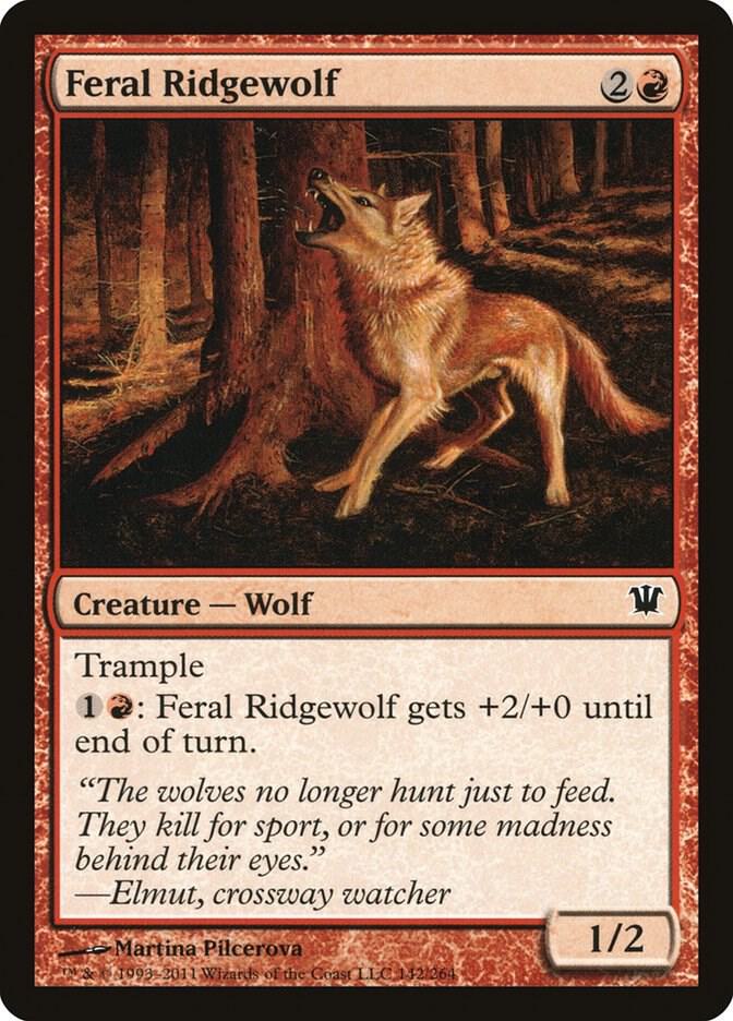 Feral Ridgewolf [Innistrad] 142