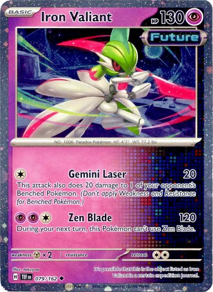 Iron Valiant - 079/162 (Cosmos Holo) [Miscellaneous Cards & Products] 079/162